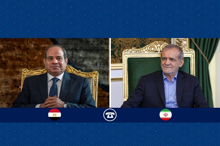 گفت‌وگوی تلفنی رؤسای جمهور ایران و مصر