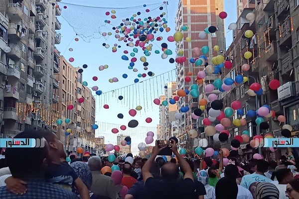 حضور میلیون‌ها مصری در نماز و جشن‌های عید سعید قربان + عکس