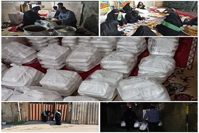 توزیع ۴۵۰۰ پرس غذای گرم بین نیازمندان در نکا به مناسبت عید غدیر