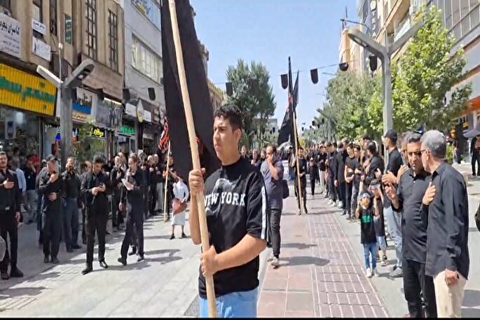 فیلم | عزاداری تاسوعای حسینی در سنندج