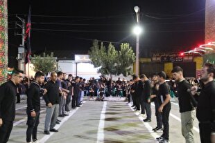 فیلم | عزاداری شاه‌حسین‌گویان موکب رضوی ارومیه