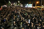 دسته عزاداری هیئت فاطمیون زنجان در شب عاشورا