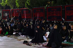 عزاداری شب عاشورای حسینی در هیات فاطمه الزهرا بجنورد