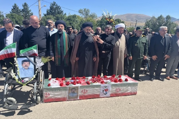 تشییع پیکر شهید جمشید صادقی در خلخال