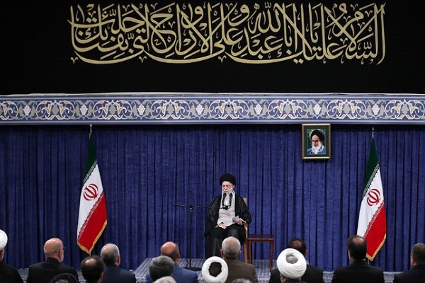 رهبر معظم انقلاب در دیدار رئیس و مسئولان عالی قوه قضائیه و رؤسای دادگستری‌های سراسر کشور