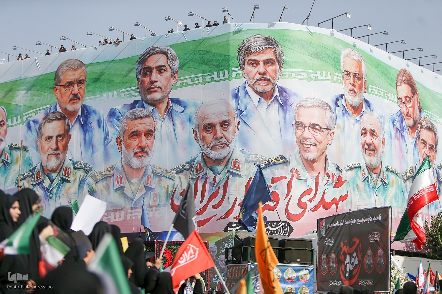 مراسم تشییع پیکر مطهر «شهدای اقتدار ملی»