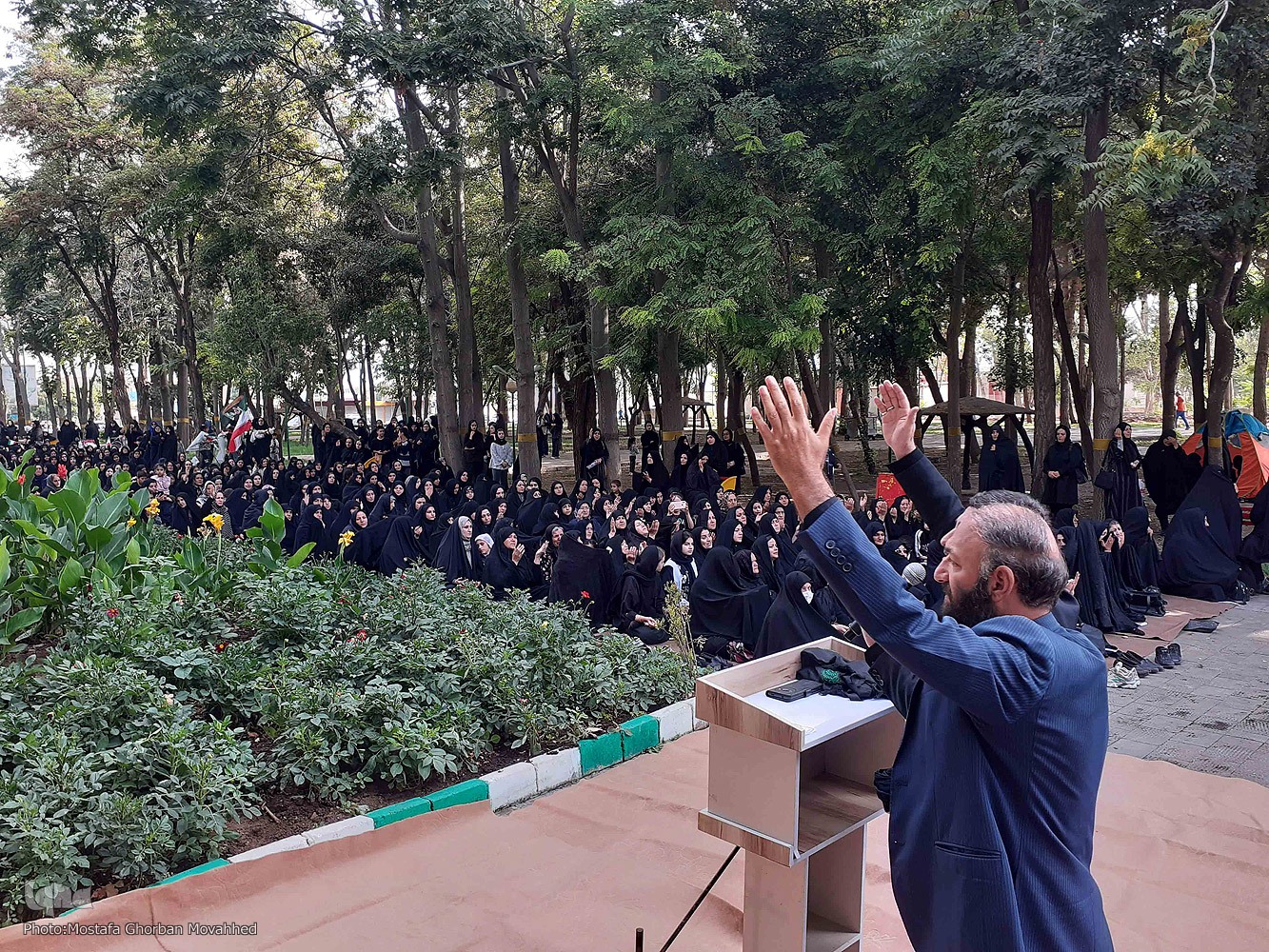 مراسم قرائت زیارت اربعین در اهر