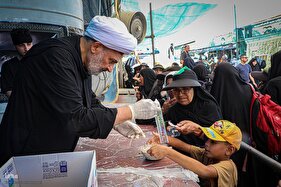 موکب امامزادگان قم مستقر در شهر مقدس سامرا