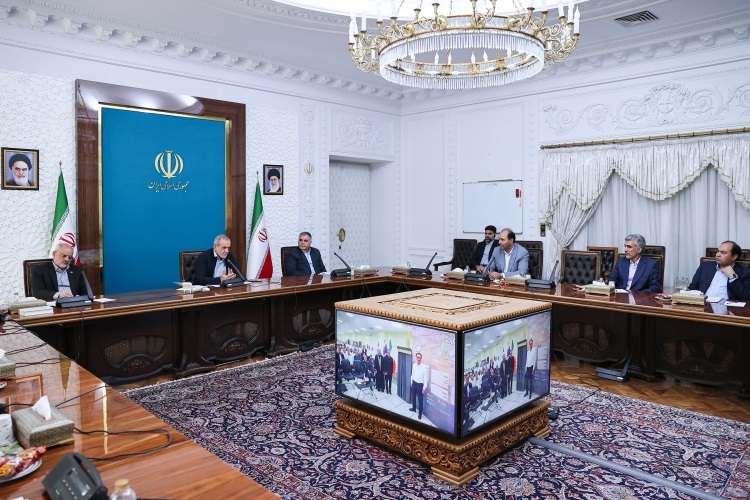 پزشکیان در آیین افتتاح رسمی پروژه NGL3100 ایلام