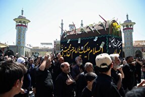 عکس | حرم بانوی کرامت در سوگ پیامبر اکرم(ص) و امام حسن مجتبی(ع)