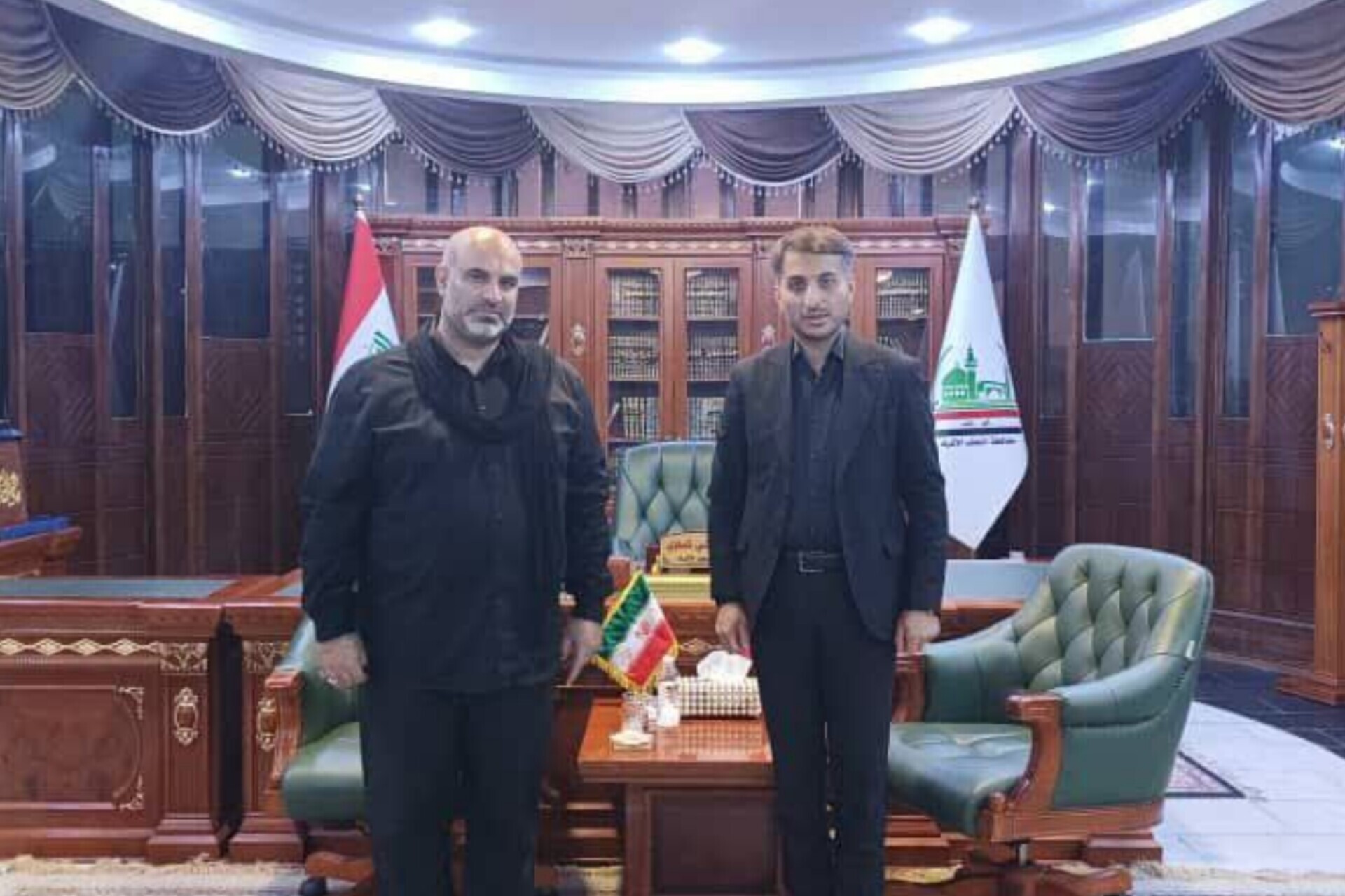 دیدار استاندار نجف با رئیس ستاد اربعین شهرداری تهران