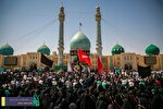 فیلم | دسته‌های عزاداری در مسجد جمکران در سالروز شهادت امام حسن عسکری(ع)