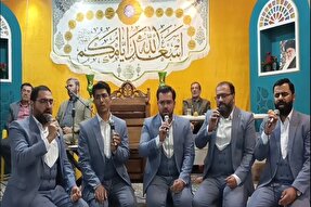 فیلم | اجرای گروه تواشیح «معراج» در جشن میلاد پیامبر(ص)