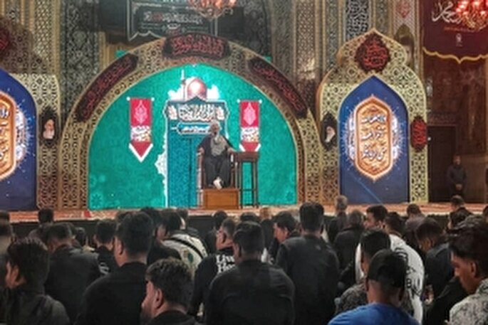 اجتماع عزاداران هرمزگانی در صحن قدس رضوی