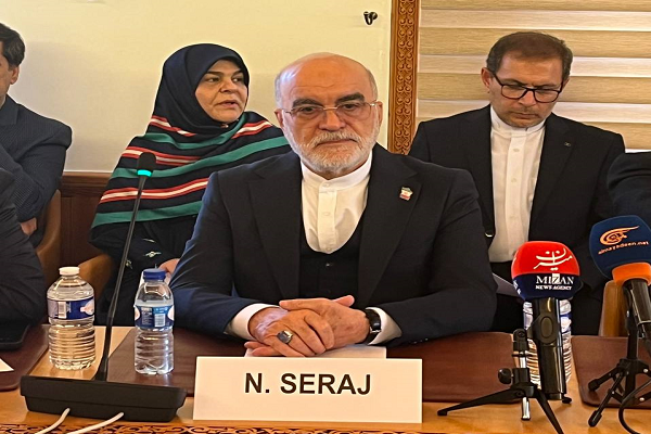 ناصر سراج، معاون امور بینالملل قوه قضاییه و دبیر ستاد حقوق بشر ناصر سراج، معاون امور بینالملل قوه قضاییه و دبیر ستاد حقوق بشر