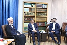 معاون اجرایی رئیس جمهور با آیت‌الله اعرافی دیدار کرد