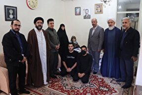 دیدار شهردار تبریز با خانواده شهید «مقصود چرتاب شرق»