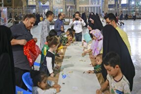 ویژه‌برنامه «کودکان مهدوی» در مسجد جمکران + عکس