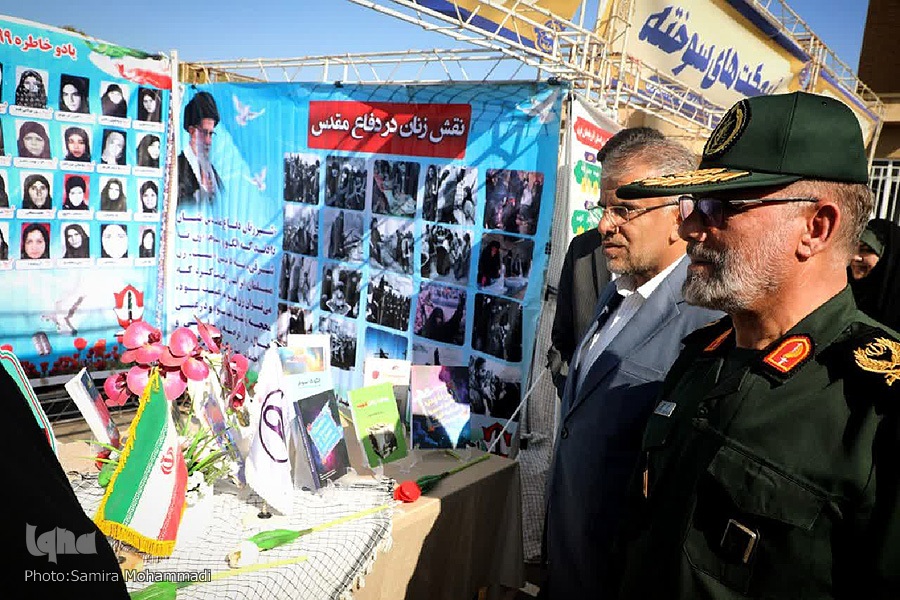 رونمایی از یادمان زن و دفاع مقدس در ارومیه‎