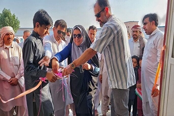 یک مدرسه روستایی خیرساز در شهرستان زرآباد افتتاح شد