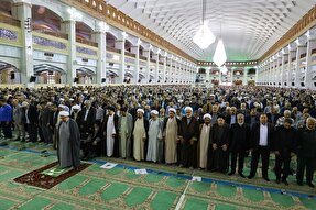 عکس | اقامه نماز جمعه تبریز