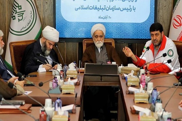توسعه همکاری‌های مشترک هلال‌احمر و سازمان تبلیغات اسلامی در راستای خدمت به مردم