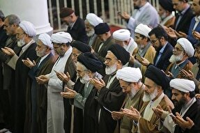 اقامه نماز طلب باران در قم