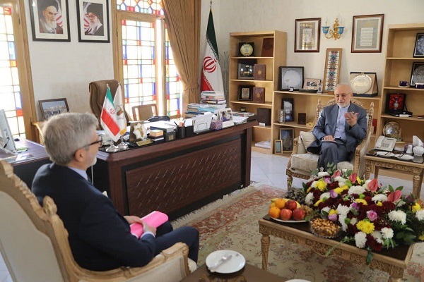 دیدار سفیر فرانسه با رئیس بنیاد ایران‌شناسی