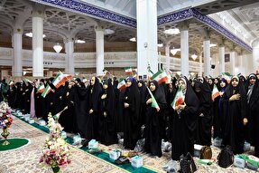 عکس | آیین آغاز سال تحصیلی دانشگاه‌ها و مراکز آموزش عالی کشور در حرم بانوی کرامت