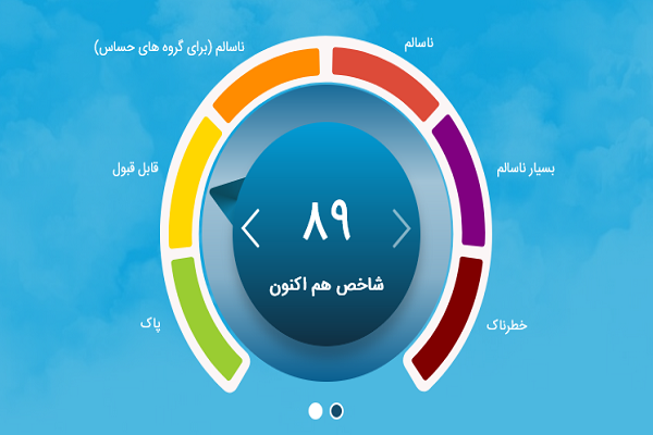 هوای تهران زرد شد