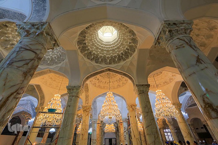 هدیه محبان حضرت فاطمه(س) به آستان حضرت علی(ع)؛ صحن حضرت زهرا(س) افتتاح شد