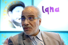 حضور استاد علی بنیادی در غرفه ایکنا