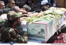 مراسم تشییع شهید سید یحیی سیدی