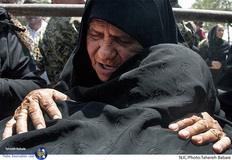 مراسم تشییع شهید سید یحیی سیدی