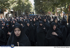 مراسم تشییع شهید سید یحیی سیدی