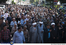 مراسم تشییع شهید سید یحیی سیدی