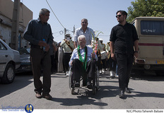 مراسم تشییع شهید سید یحیی سیدی