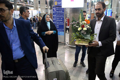 بازگشت مهدی ساعد، نماینده ایران در رشته قرائت مسابقات بین المللی قرآن مسکو به میهن اسلامی