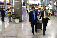 بازگشت مهدی ساعد، نماینده ایران در رشته قرائت مسابقات بین المللی قرآن مسکو به میهن اسلامی