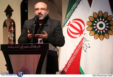 سخنرانی خرسندی رئیس کانون مداحان و شعرای آیینی کشور 