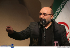 سخنرانی خرسندی رئیس کانون مداحان و شعرای آیینی کشور 