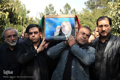 مراسم تدفین پیکر مرحوم استاد «محمد تقی مروت» در قطعه نام آوران بهشت زهرا