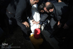 مراسم تدفین پیکر مرحوم استاد «محمد تقی مروت» در قطعه نام آوران بهشت زهرا