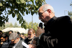 مراسم تدفین پیکر مرحوم استاد «محمد تقی مروت» در قطعه نام آوران بهشت زهرا