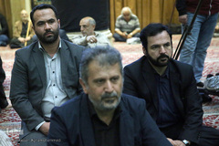 از سمت راست: محمد حسین محمدزاده، رییس شبکه قرآن سیما و مصطفی آجرلو، معاون خبرگزاری بین المللی قرآن (ایکنا)