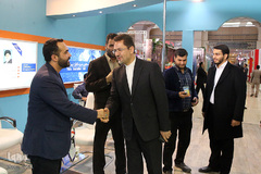 مهمانان غرفه ایکنا در دومین روز از نمایشگاه مطبوعات
