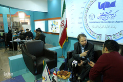 مهمانان غرفه ایکنا در دومین روز از نمایشگاه مطبوعات
