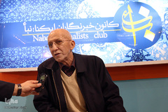 بیژن نوباوه وطن مهمانان ایکنا در چهارمین روز نمایشگاه مطبوعات