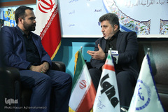 حاج محسن طاهری مهمان ایکنا در روز پنجم نمایشگاه مطبوعات