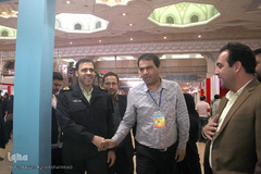 حضور سردار منتظر المهدی در غرفه ایکنا روز پنجم نمایشگاه مطبوعات